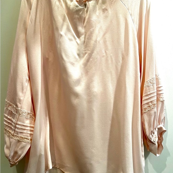 Ermanno Scervino LUXURY Mulberry Silk Blouse Made In Italy 2020 ResortCollection - Picture 9 of 13